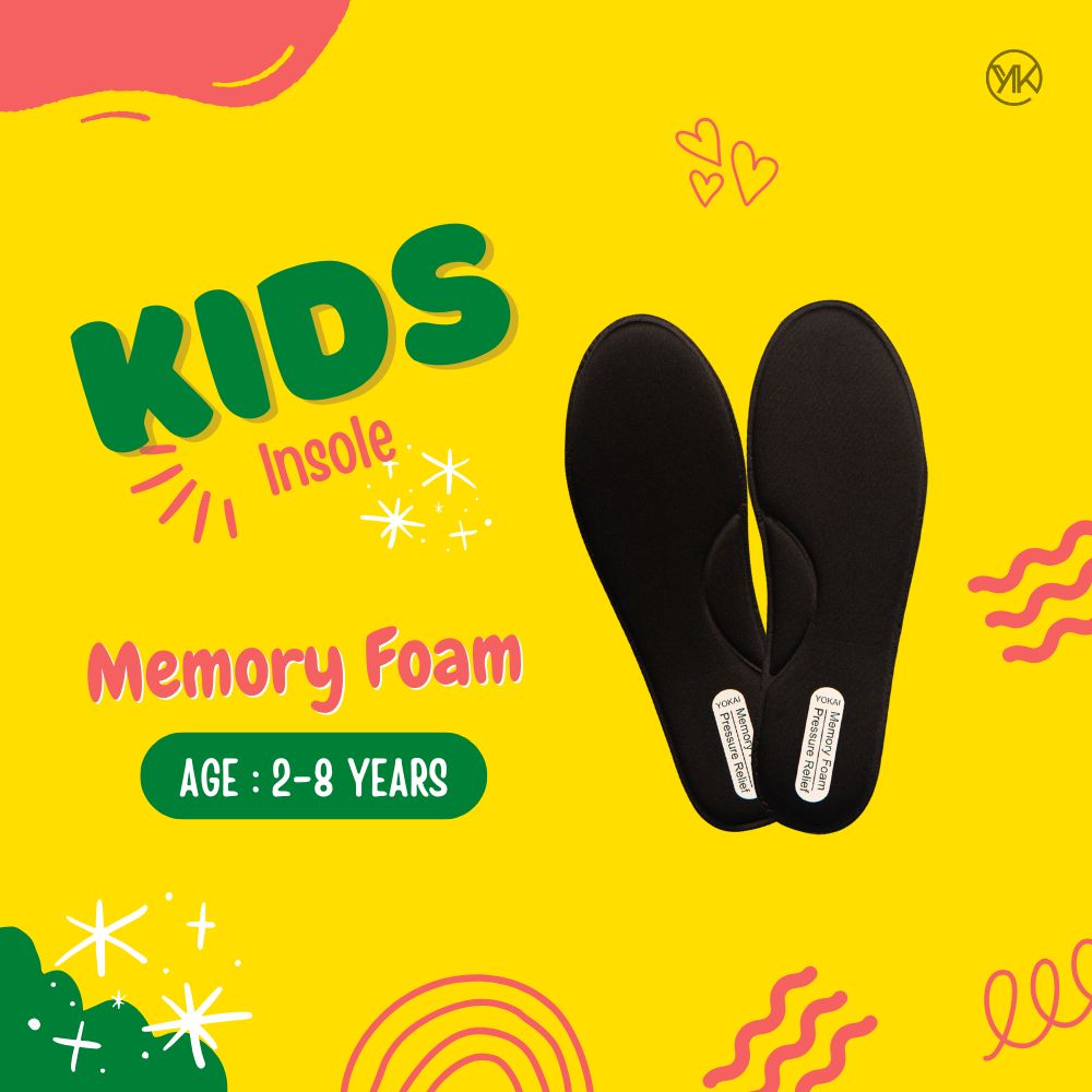 Memory Foam Pressure Relief Insoles - Kids