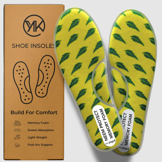 Neem Power Memory Foam Insoles for Men